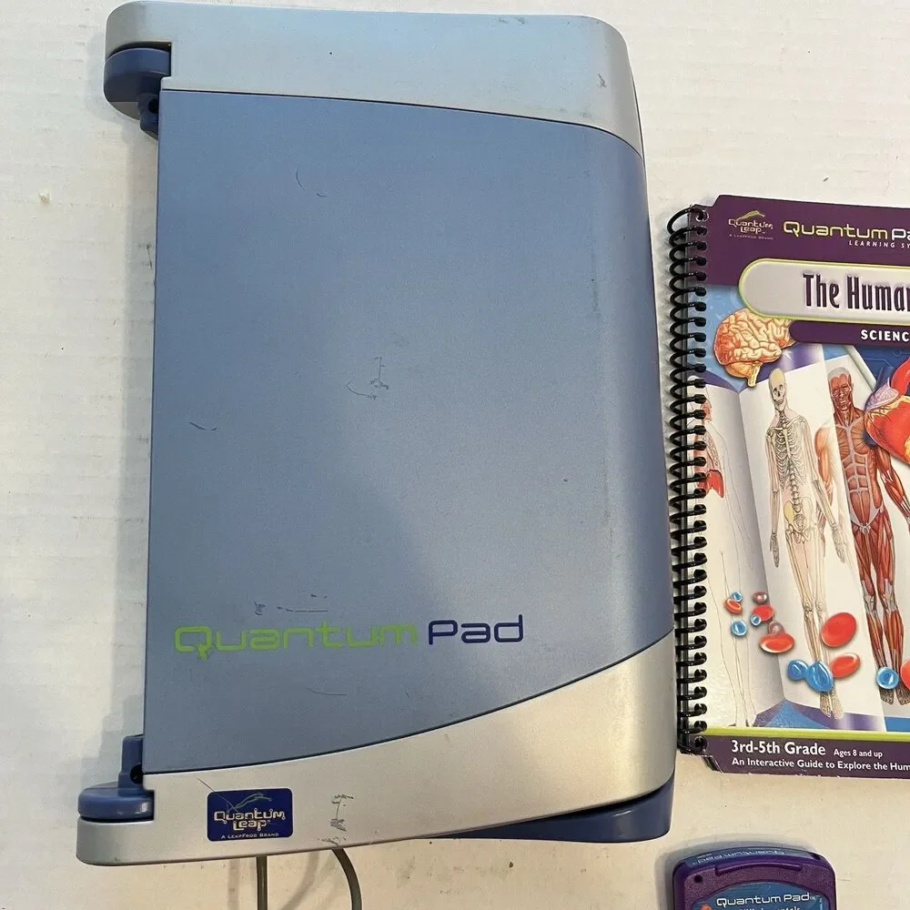 Leap Frog Leap Pad Learning System Human Body Book and Cartridge Tested READ